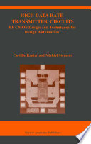 High data rate transmitter circuits : RF CMOS design and techniques for design automation /
