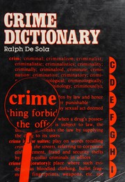 Crime dictionary /