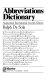 Abbreviations dictionary /