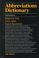 Abbreviations dictionary /