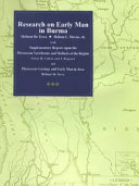 Research on early man in Burma /