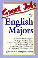 Great jobs for English majors /