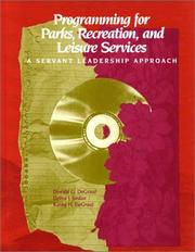 Programming for parks, recreation, and leisure services : a servant leadership approach /