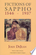 Fictions of Sappho, 1546-1937 /
