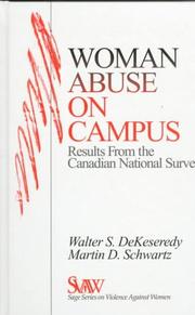 Woman abuse on campus : results from the Canadian national survey /