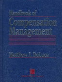 Handbook of compensation management /