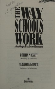 The way schools work : a sociological analysis of education /
