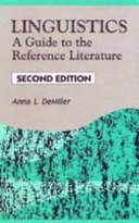 Linguistics : a guide to the reference literature /