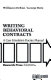 Writing behavioral contracts : a case simulation practice manual /