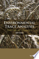 Environmental trace analysis : techniques and applications /