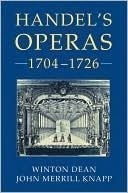 Handel's operas, 1704-1726 /
