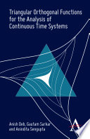 Triangular orthogonal functions for the analysis of continuous time systems /