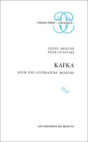 Kafka : pour une litterature mineure /