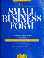 The small business form book /