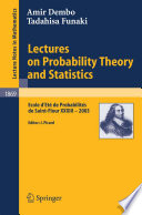 Lectures on probability theory and statistics : Ecole d'Eté de Probabilités de Saint-Flour XXXIII-2003 /