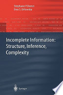 Incomplete information : structure, inference, complexity /
