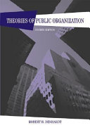 Theories of public organization /