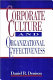 Corporate culture and organizational effectiveness /