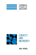 Object and property /