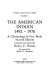 The American Indian, 1492-1976 : a chronology & fact book /