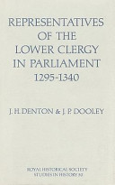 Representatives of the lower clergy in Parliament, 1295-1340 /