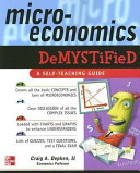 Microeconomics demystified : a self-teaching guide /