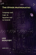 The other mathematics : language and logic in Egyptian and in general /