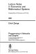 Programming in networks and graphs : on the combinatorial background and near-equivalence of network flow and matching algorithms /