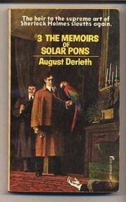 The memoirs of Solar Pons /