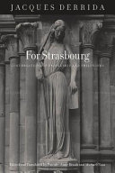 For Strasbourg : conversations of friendship and philosophy /