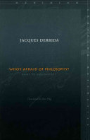 Who's afraid of philosophy? : Right to philosophy 1 /