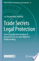 Trade Secrets Legal Protection : From a Comparative Analysis of US and EU Law to a New Model of Understanding /