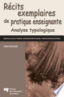 Recits exemplaires de pratique enseignante : analyse typologique /
