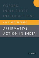 Affirmative action in India /