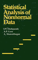 Statistical analysis of nonnormal data /