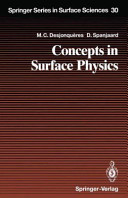 Concepts in surface physics /