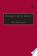 Judgment after Arendt /