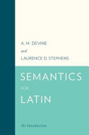 Semantics for Latin : an introduction /