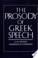 The prosody of Greek speech /