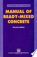 Manual of ready-mixed concrete /