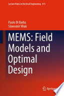 MEMS: Field Models and Optimal Design /