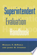 Superintendent evaluation handbook /