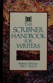 The Scribner handbook for writers /