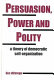 Persuasion, power and polity : a theory of democratic self-organization /