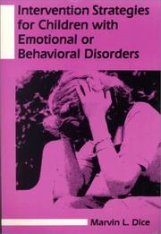 Intervention strategies for children with emotional or behavioral disorders /