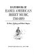 Handbook of early American sheet music, 1768-1889 /