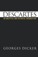 Descartes : an analytical and historical introduction /