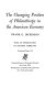 The changing position of philanthropy in the American economy /