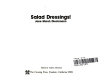 Salad dressings! /
