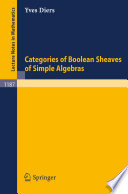 Categories of Boolean sheaves of simple algebras /